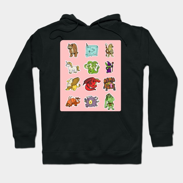 DnD Monsters Hoodie by SugarDrake